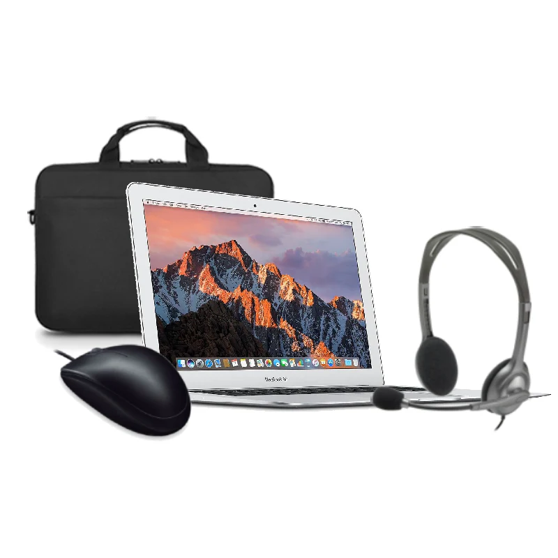 Apple Macbook Air A1466 MQD42LL/A Core i5-5350U Laptop Bundle