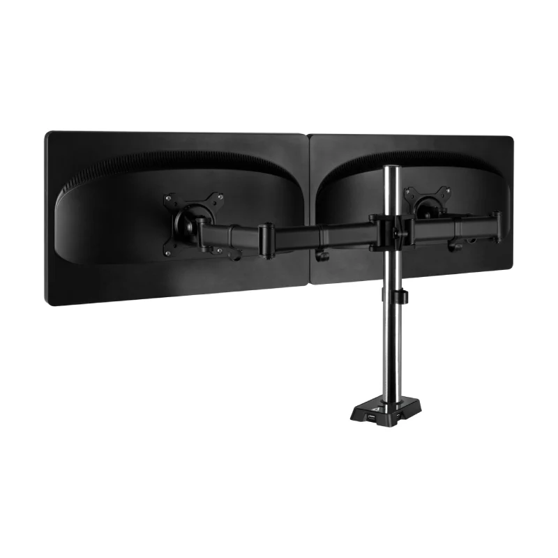 Arctic Z2 (Gen 3) Dual Monitor Arm with 4-Port USB 2.0 Hub, Up to 34" Monitors / 29" Ultrawide, 180° Swivel, 360° Rotation - Image 2