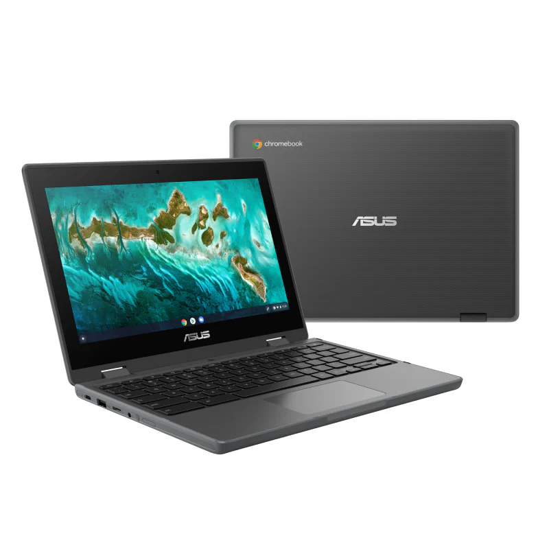 ASUS-D Chromebook CR1-100 Flip Touch Celeron N5100 | 4GB | 32GB SSD | 3 year Warranty New | Webcam - Image 4