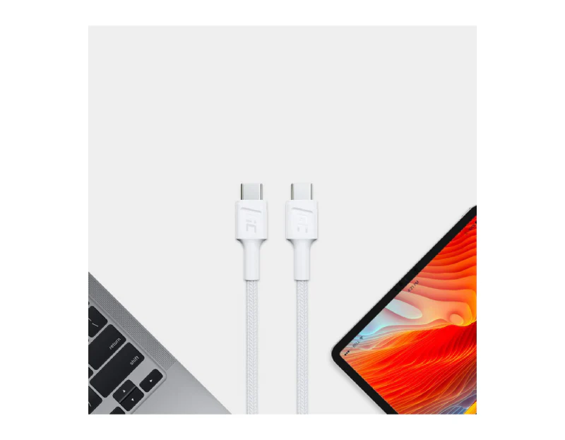 Cable White USB-C Type C 1,2m Green Cell PowerStream with fast charging Power Delivery 60W, Ultra Charge, Quick Charge 3.0 - Image 3