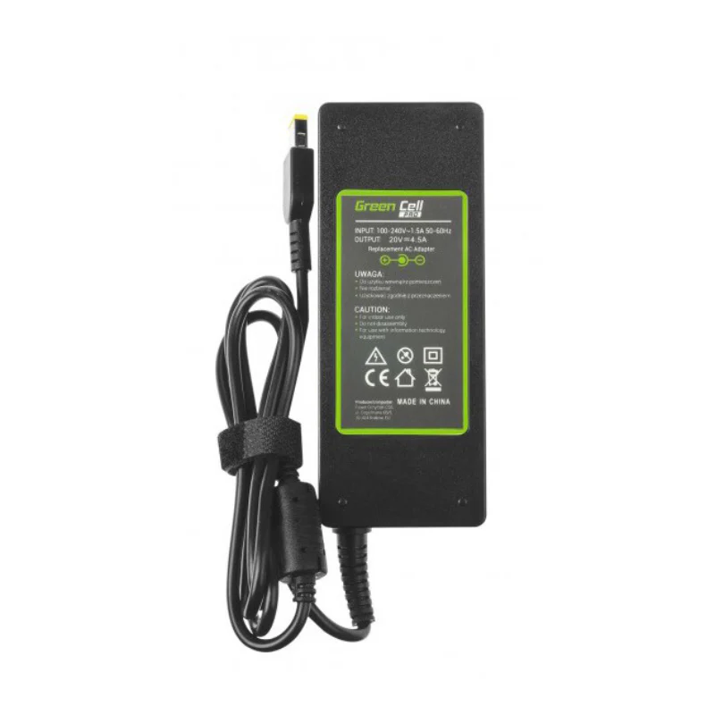 Green Cell AC adapter PRO 20V 4.5A 90W for Lenovo G500s G505s G510 G510s Z500 Z510 Z710 Z51 Z51-70 ThinkPad X1 Carbon - Image 2