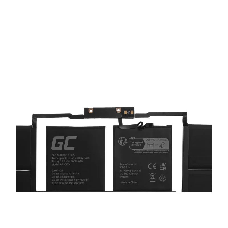 Green Cell Battery A1820 for Apple MacBook Pro 15 A1707 (2016, 2017) - Image 5