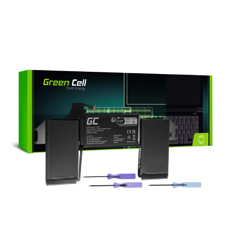 Green Cell Battery A1965 for Apple MacBook Air 13 A1932 A2179 (2018, 2019, 2020)
