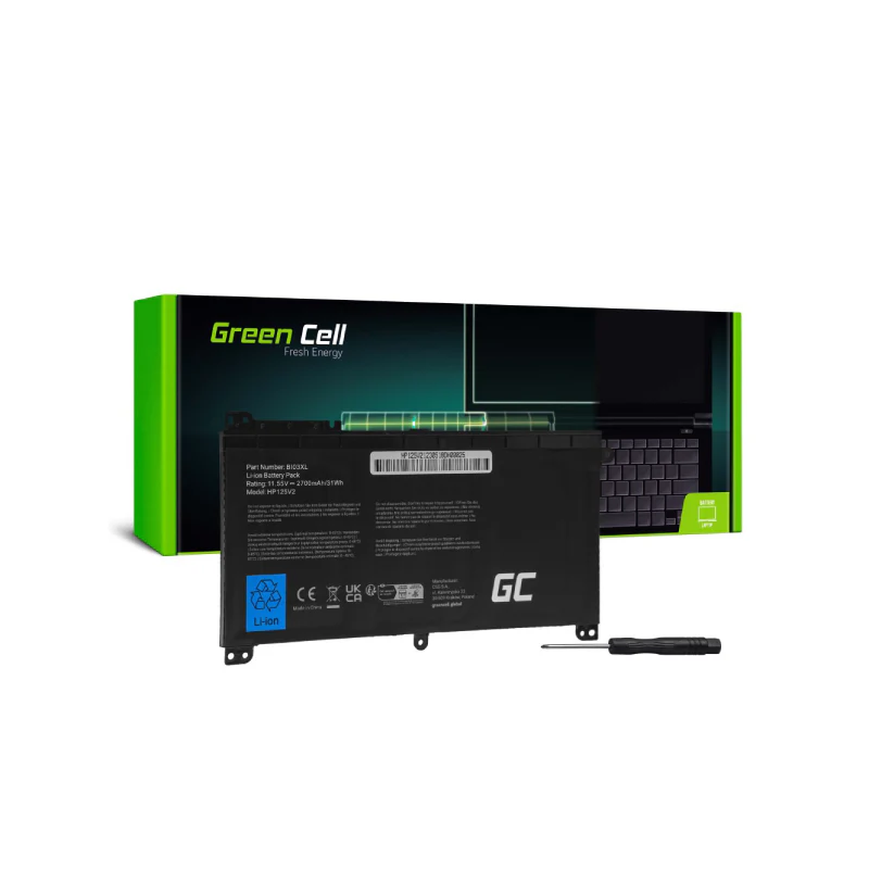 Green Cell Battery BI03XL ON03XL for HP Pavilion x360 13-U 13-U000 13-U100 Stream 14-AX 14-AX000