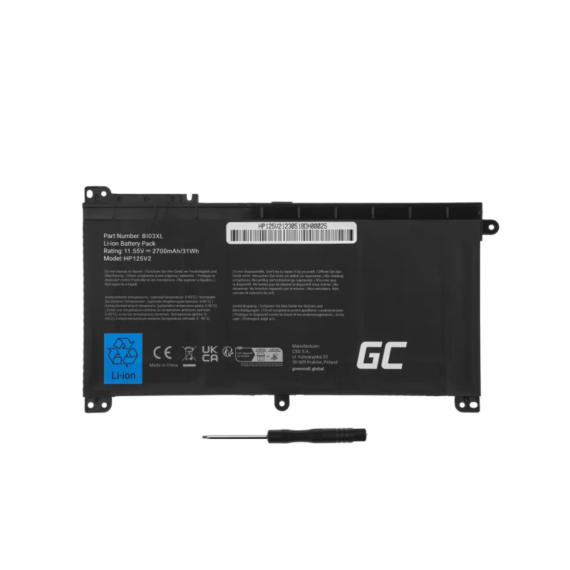 Green Cell Battery BI03XL ON03XL for HP Pavilion x360 13-U 13-U000 13-U100 Stream 14-AX 14-AX000 - Image 3