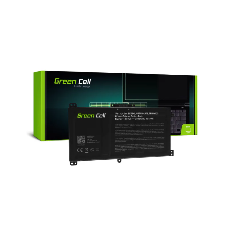 Green Cell Battery BK03XL for HP Pavilion x360 14-BA 14-BA015NW 14-BA022NW 14-BA024NW 14-BA102NW 14-BA104NW