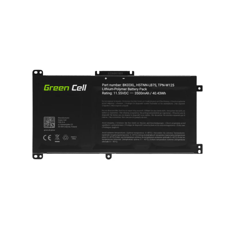 Green Cell Battery BK03XL for HP Pavilion x360 14-BA 14-BA015NW 14-BA022NW 14-BA024NW 14-BA102NW 14-BA104NW - Image 5