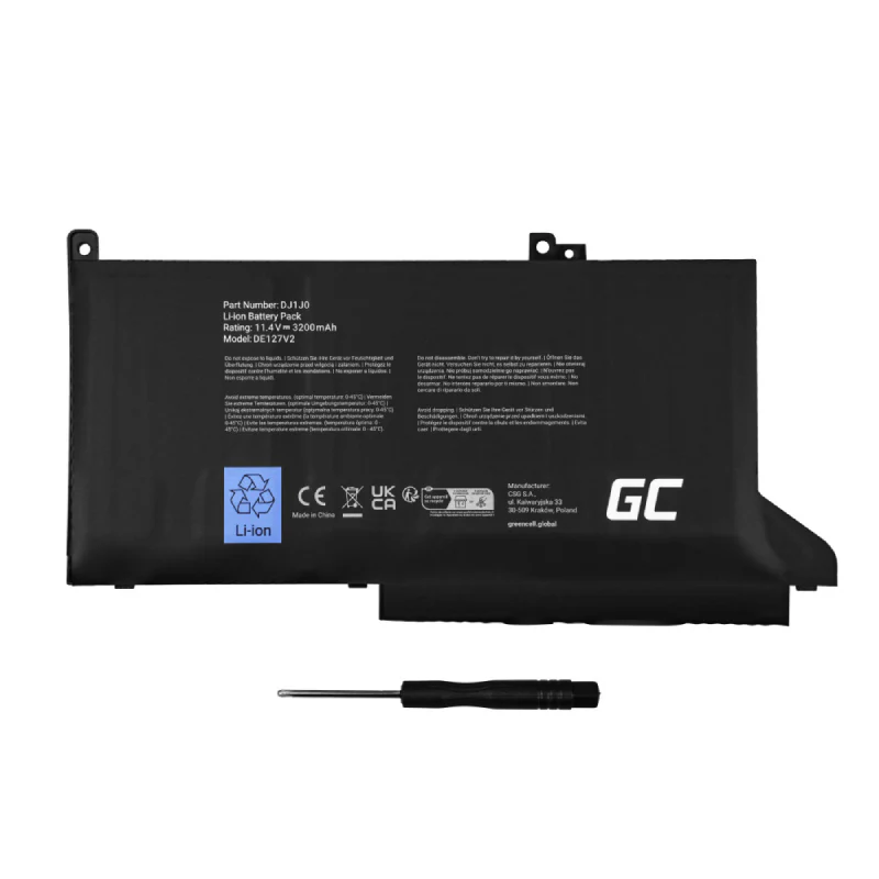 Green Cell Battery DJ1J0 for Dell Latitude 7280 7290 7380 7390 7480 7490 - Image 3