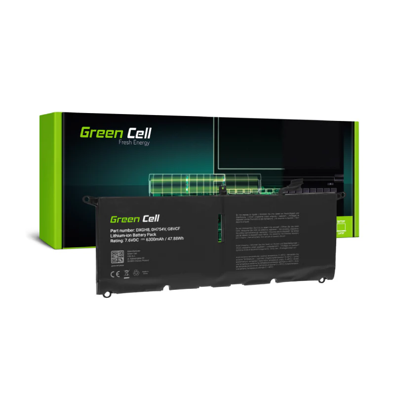 Green Cell Battery DXGH8 for Dell XPS 13 9370 9380, Dell Inspiron 13 3301 5390 7390, Dell Vostro 13 5390