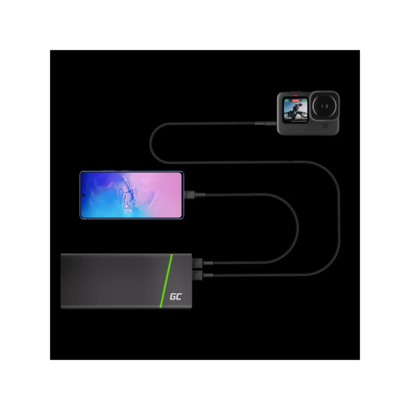Green Cell Cable GC PowerStream USB-A - USB-C 200cm quick charge Ultra Charge, QC 3.0 - Image 4