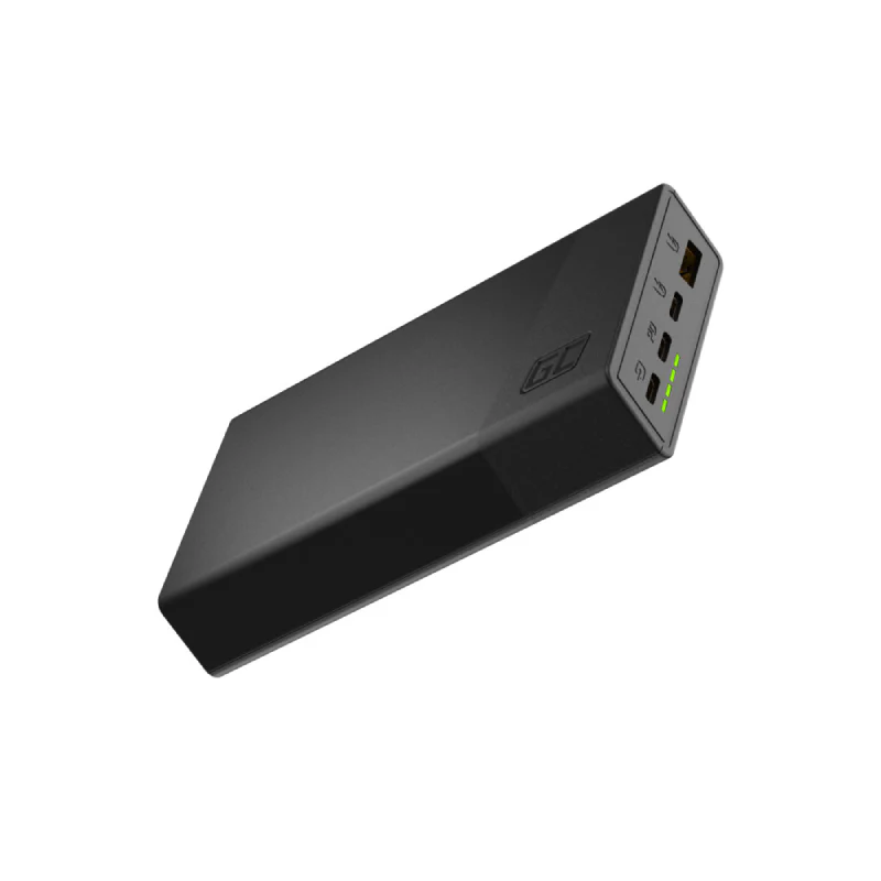 Green Cell GC PowerPlay 20S Power Bank 20000mAh 22.5W PD USB C with Fast Charging Portable Phone Charger for iPhone 15 14 13 12