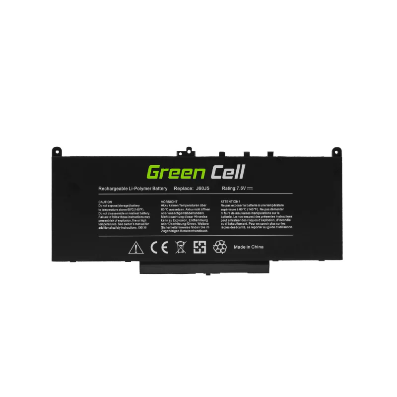 Green Cell Laptop Battery J60J5 for Dell Latitude E7270 E7470 5800mAh - Image 3