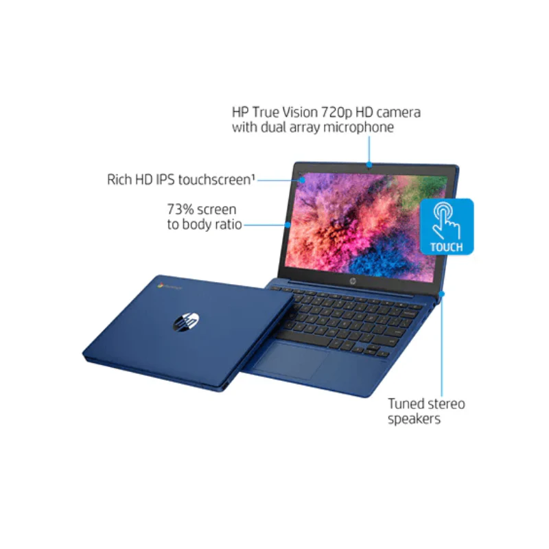 HP 11A-NA0060 Touch Chromebook MediaTek MT8183 Laptop Bundle - Image 7