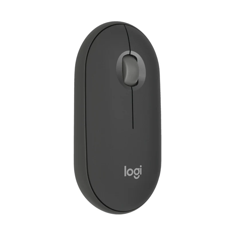 Logitech Pebble 2 M350s mouse Travel Ambidextrous RF Wireless + Bluetooth Optical 4000 DPI - Black