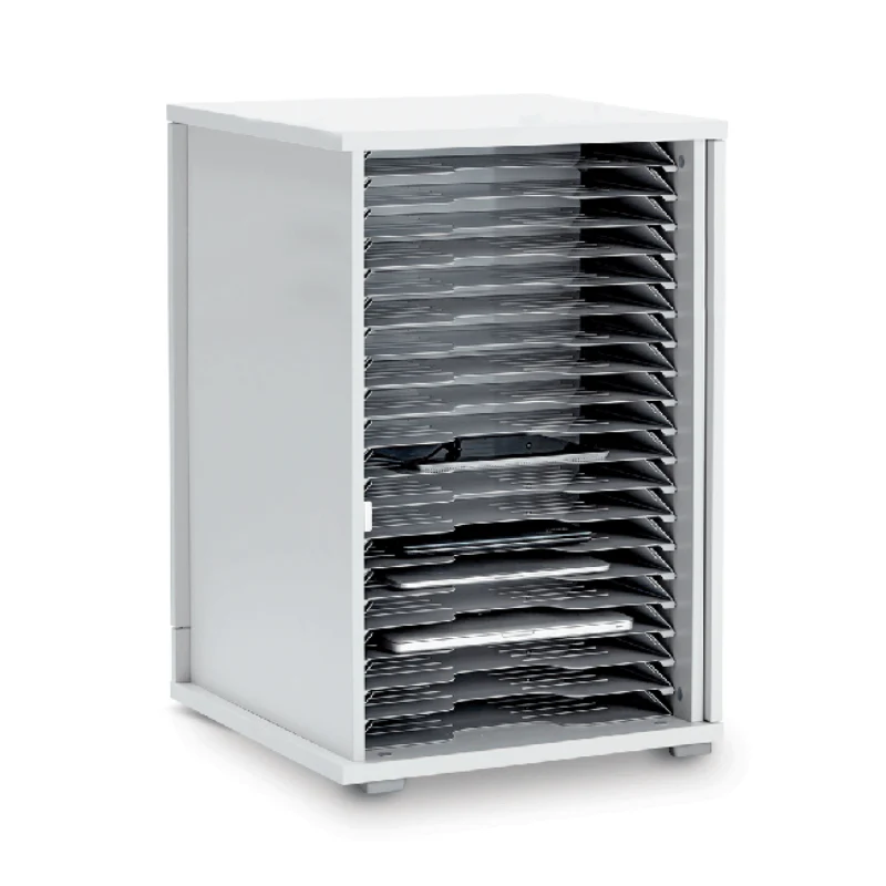 Lyte 20 Single Door Metal Shelf - Mobile Device Charging Cabinet - Image 4