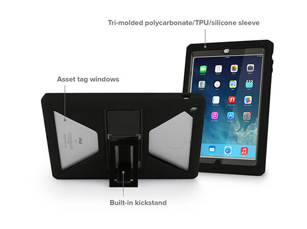 MaxCases Shield Extreme-S Case for iPad 5th Gen/6th Gen - Sleek Version with Kickstand - Image 6