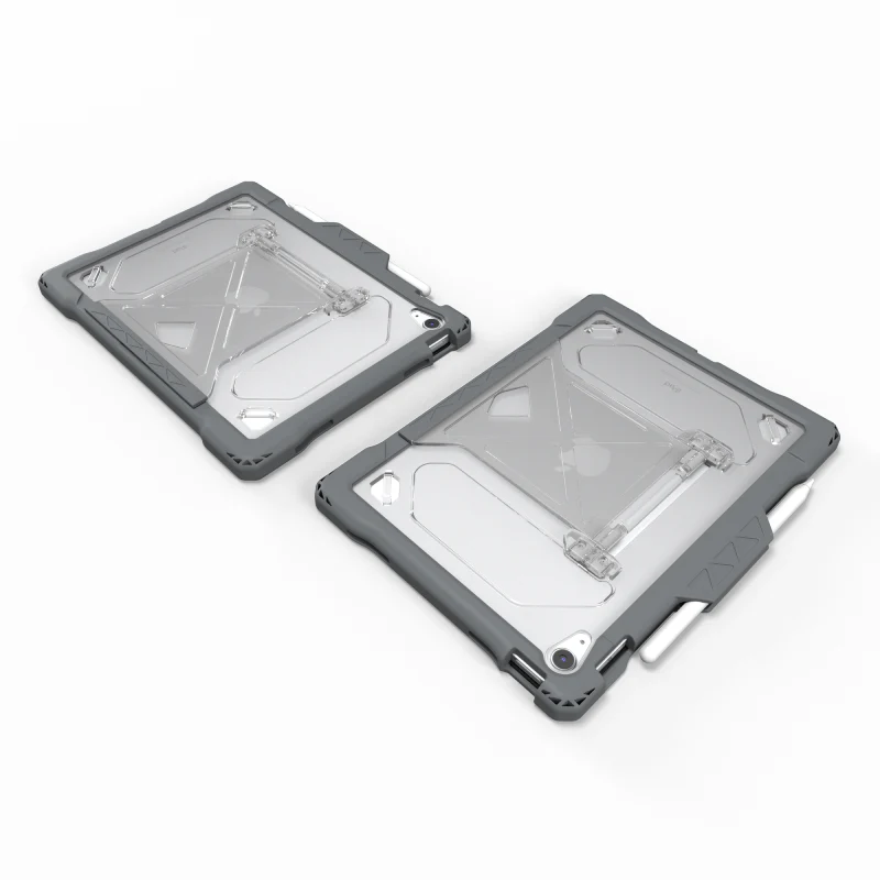 MaxCases Shield Extreme-X2 for iPad 10th/11th Gen (11") (Black Bezel-Gray Case) - Image 9