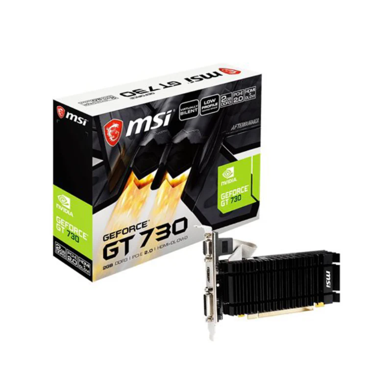 MSI VGA 2GB GT730 LP-V1 Silent V/H/DVI N730K-2GD3H/LPV1