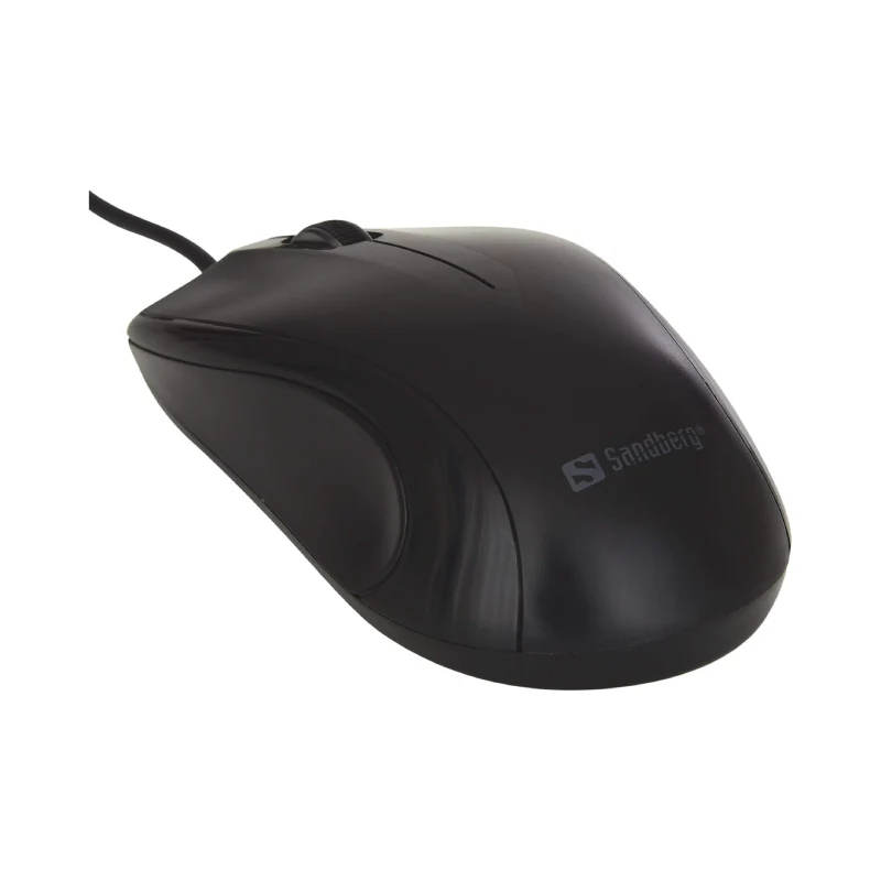 Sandberg (631-01) USB Mouse, 1200 DPI, 3 Buttons, Black, 5 Year Warranty