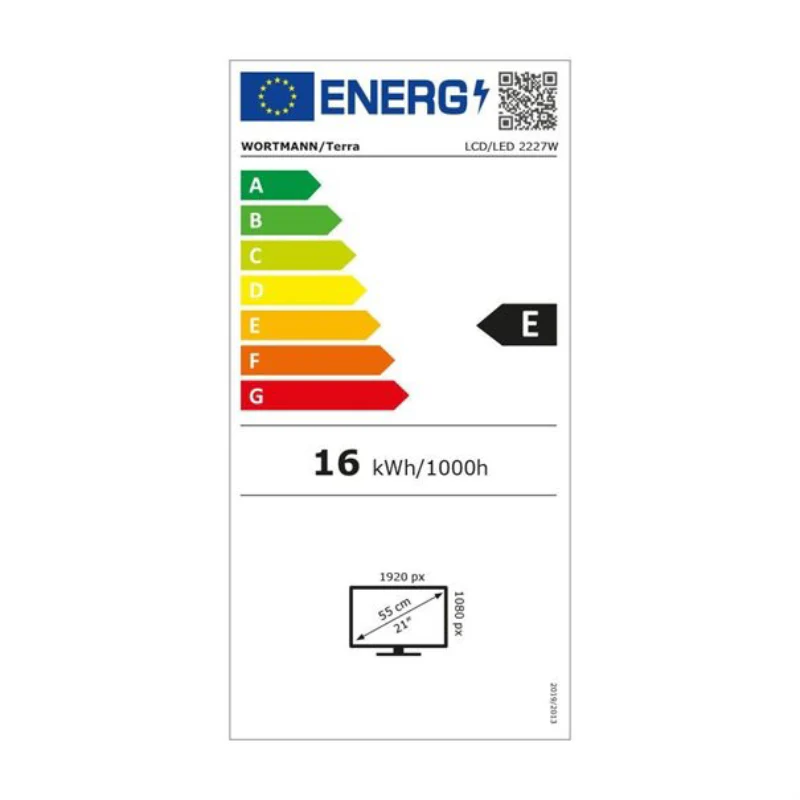 TERRA LCD/LED 2227W black HDMI, DP, GREENLINE PLUS - Image 5