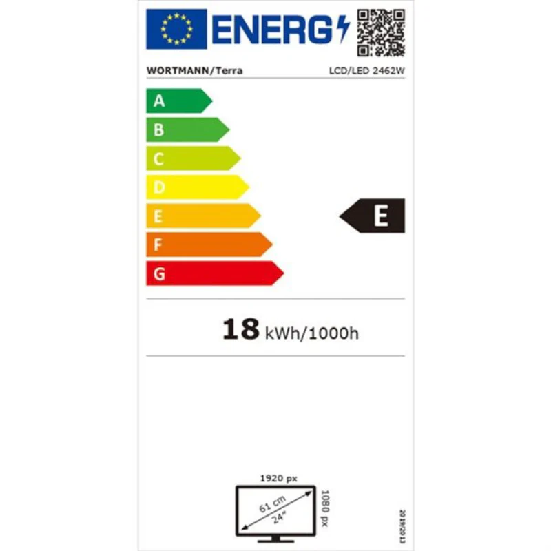 TERRA LCD/LED 2462W PV V2 Silver DP/HDMI GREENLINE PLUS - Image 8