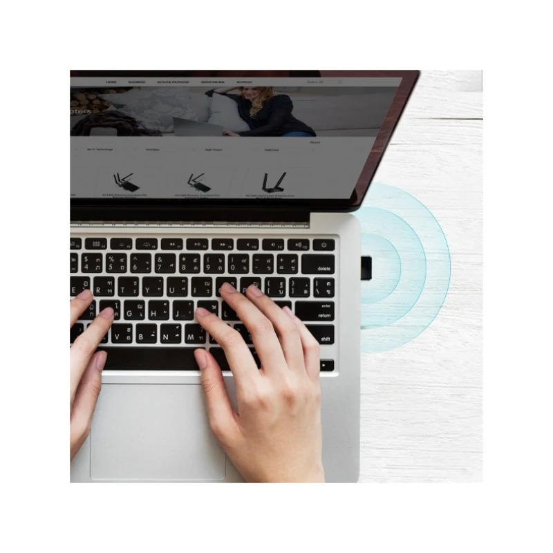 Wireless USB Adapter - AC600 Dual Band WiFi Dongle - Image 3